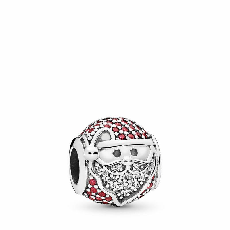 Pandora Sparkling Jolly Santa Charm Silver Egypt RS3074815